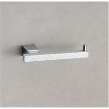 System Banyo Aksesuarları Vector Duvara Monte Tuvalet Kağıtlığı Krom 40x73x170 mm