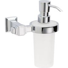 Kubıc Sıvı Sabunluk Cam/Krom Renk 175X102X131 Mm
