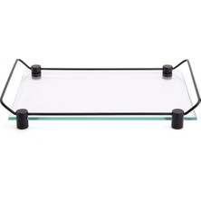 Banyo Tepsisi Cam/Siyah 36X209X313 Mm