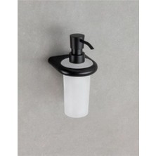 Dorado Sıvı Sabunluk Cam/Siyah Renk 175X99X107 Mm