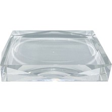 System Banyo Aksesuarları Cyrstal Bath Accessory Soap Dish Transparent 30x113x173 mm
