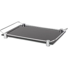 Banyo Tepsisi Cam/Krom Renk 36X209X313 Mm