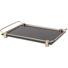 Banyo Tepsisi Cam/Gold Renk 36X209X313 Mm