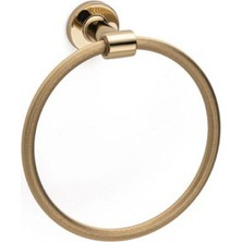 System Banyo Aksesuarları Flexu Duvara Monte Halka Havluluk Gold 19 cm