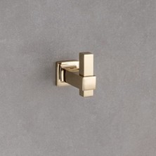 System Banyo Aksesuarları Q-Lıne Duvara Monte Askılık Gold 60x73x36 mm