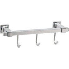 System Banyo Aksesuarları Q-Lıne Duvara Monte Çoklu Askılık Krom 77x100x277 mm