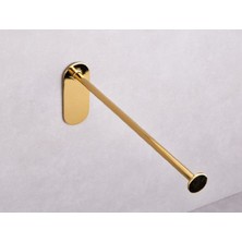 System Banyo Aksesuarları Bobo Duvara Monte Yapışkanlı Dikey Havluluk Altın 45X78X263 mm