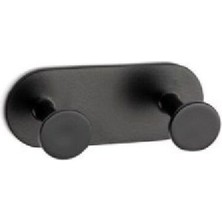 Bobo İkili Askılık Siyah Renk 45X46X110 Mm