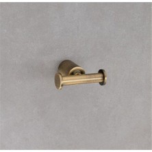 System Banyo Aksesuarları Icona Duvara Monte İkili Askılık Antik 32x8x84 mm