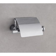 Icon Kapaklı Tuvalet Kağıtlığı Krom Renk 79X112X158 Mm