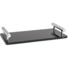 System Banyo Aksesuarları Banyo Tepsisi Cam|Krom 54x170x330 mm