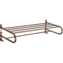 System Banyo Aksesuarları Banyo Havlu Rafı Duvara Monte Rose 59 cm