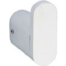 System Banyo Aksesuarları Ovalın Duvara Monte Askılık Krom 67x63x25 mm