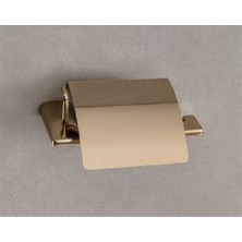 Slımo Kapaklı Tuvalet Kağıtlığı Gold Renk 85X118X170 Mm