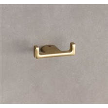 Slımo İkili Askılık Gold Renk 45X72X81 Mm