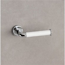 System Banyo Aksesuarları Nord Duvara Monte Tuvalet Kağıtlığı Krom|Beyaz 48x79x155 mm