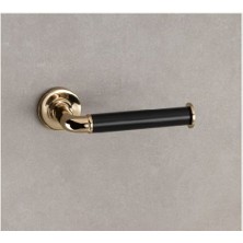 System Banyo Aksesuarları Nord Duvara Monte Tuvalet Kağıtlığı Gold|Siyah 48x79x155 mm