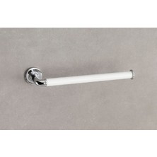 System Banyo Aksesuarları Nord Duvara Monte Kağıt Havluluk Krom|Beyaz 48X79X195 mm