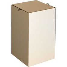 System Banyo Aksesuarları Banyo Çöp Kovası 4 L Gold 302x173x173 mm