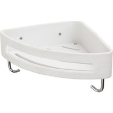 Banyo Duş Raf Sistemi Beyaz/Krom Renk 110X197X287 Mm