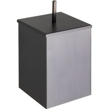 Banyo Çöp Kovası 4 L Füme Renk 334X178X178 Mm