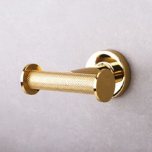 System Banyo Aksesuarları Purelıne Duvara Monte İkili Askılık Gold 45x78x81 mm