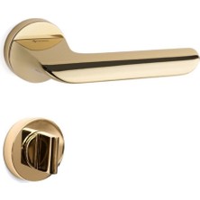 Libra Altın - Wc Rozetli Kapı Kolu - Hha152Ro12W Gl