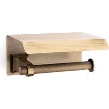Sparklıne Kapaklı Tuvalet Kağıtlığı Antik Renk 85X17X170 Mm