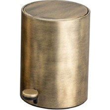 Pedallı Antik Çöp Kovası 3 Lt Antik Renk 265X203X203 Mm
