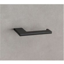 System Banyo Aksesuarları Plaın Duvara Monte Tuvalet Kağıtlığı Siyah 15x80x154 mm