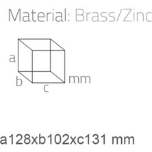 Steplıne Duvara Monte Diş Fırçalığı Gold Renk 128X103X131 Mm