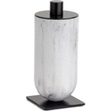 Pamukluk Mermer Deseni/Siyah Renk 165X75X75 Mm