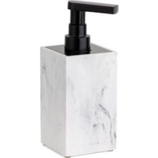 Sıvı Sabunluk Mermer Desenli/Siyah Renk 190X73X88 Mm