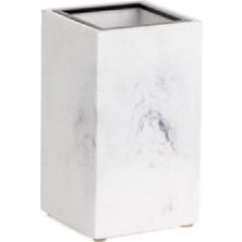 Diş Fırçalığı Mermer Deseni/Siyah Renk 128X73X73 Mm