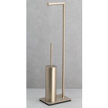 System Banyo Aksesuarları Banyo Hareketli Wc Set Saten 715x140x200 mm