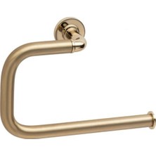 System Banyo Aksesuarları Nord Duvara Monte Halka Havluluk Gold|Altın Saten 24 cm