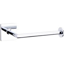 Nowo Duvara Monte Yapışkanlı Tuvalet Kağıtlığı Krom Renk 45X77X151 Mm