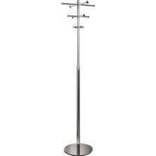 System Banyo Aksesuarları Ayaklı Çoklu Askılık Krom 177 cm