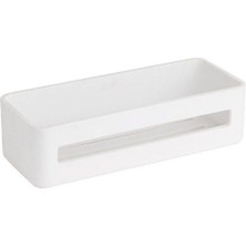 Banyo Duş Raf Sistemi Beyaz/Krom Renk 80X120X300 Mm