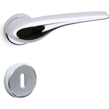 Dorıs Krom - Oda Rozetli Kapı Kolu - Hha165Ro12N Cr