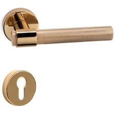 Axel-T Altın - Yale Rozetli Kapı Kolu - Hha187Tro12Y Gl