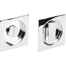 Sürme Kapı Kilidi Entegre Mandalı Krom