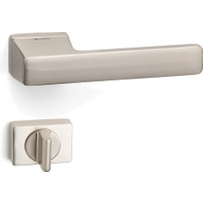 Coral Saten - Wc Rozetli Kapı Kolu - Hha200Ro15W Nb