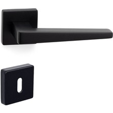 Vısıon Siyah - Oda Rozetli Kapı Kolu - Hha207Ro11N Al6