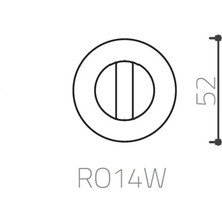 Wc Açarlı Rozet Antik - Rro14W Abm