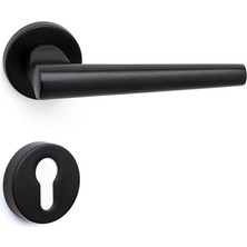 Donıt Siyah - Yale Rozetli Kapı Kolu - Hha211Ro12Y Al6