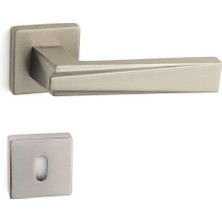 Rocca Rozetli Kapı Kolu Saten Rengi Oda - Hha249Ro11N Nbm