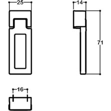 Altın Rengi 24 Mm Sallantılı Kulp - Ssy4634 0024 Gl-Gl - Mobilya Kulpları