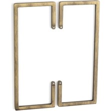 128 Mm Antik Rengi Modern Kulp Tek Adet Yarım - Ssy4703 0128 Abm