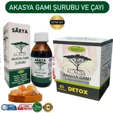 Sarya Acacia Akasya Gamı Şurubu ve Akasya Gamı Çayı Detox Seti